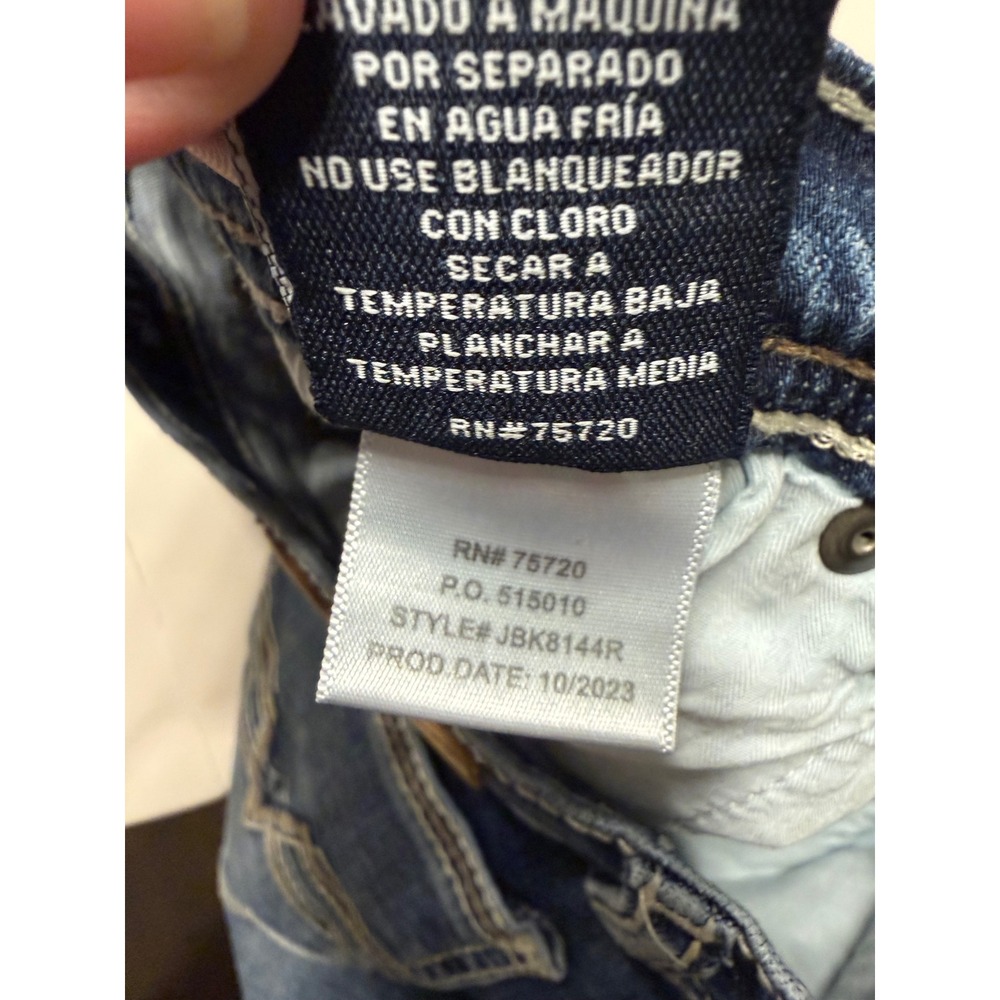 BKE Conner Straight Leg Jeans Med Wash Stretch Denim JBK8144R Womens 16 Regular - Picture 6 of 10
